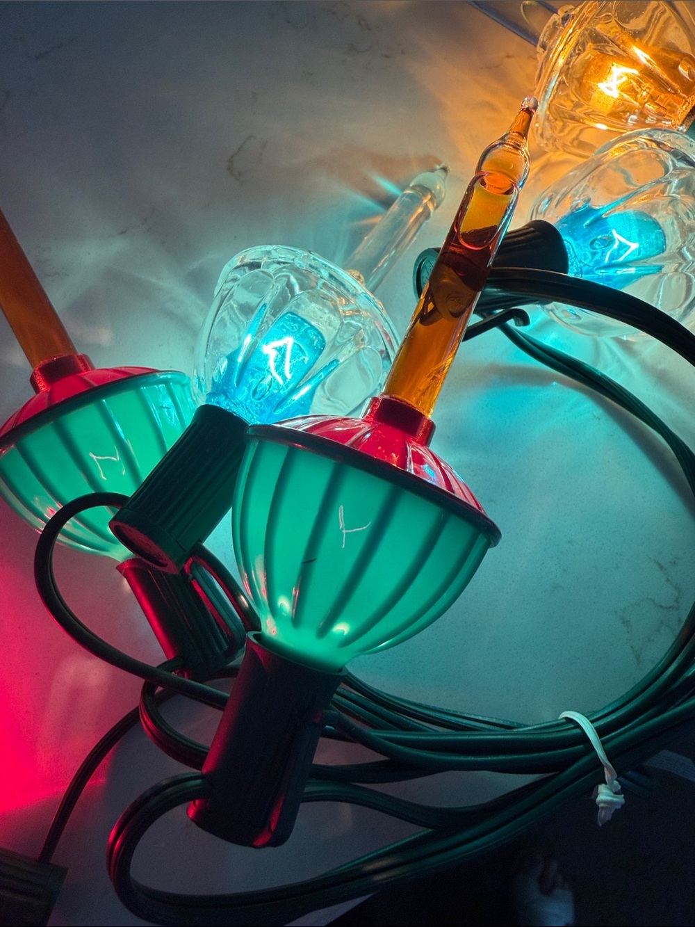 VTG Christmas Bubble Lights